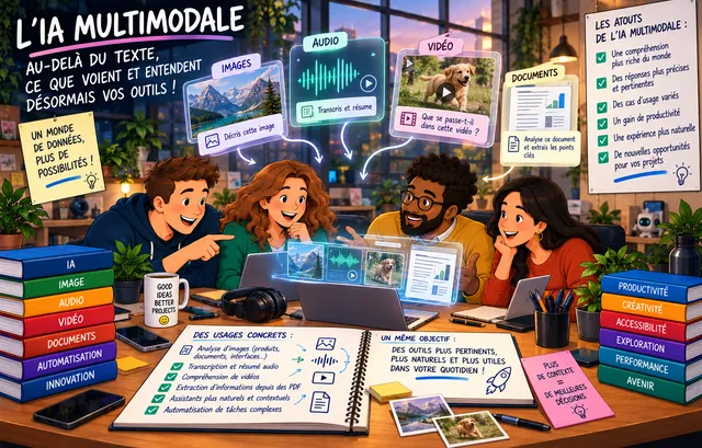 IA multimodale : au-delà du texte, ce que voient et entendent désormais vos outils