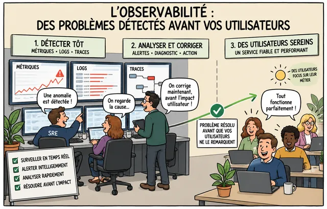Observabilité : repérer les problèmes avant que vos utilisateurs ne le fassent