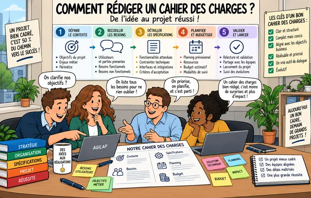 Comment rédiger le cahier des charges d'une application web ?