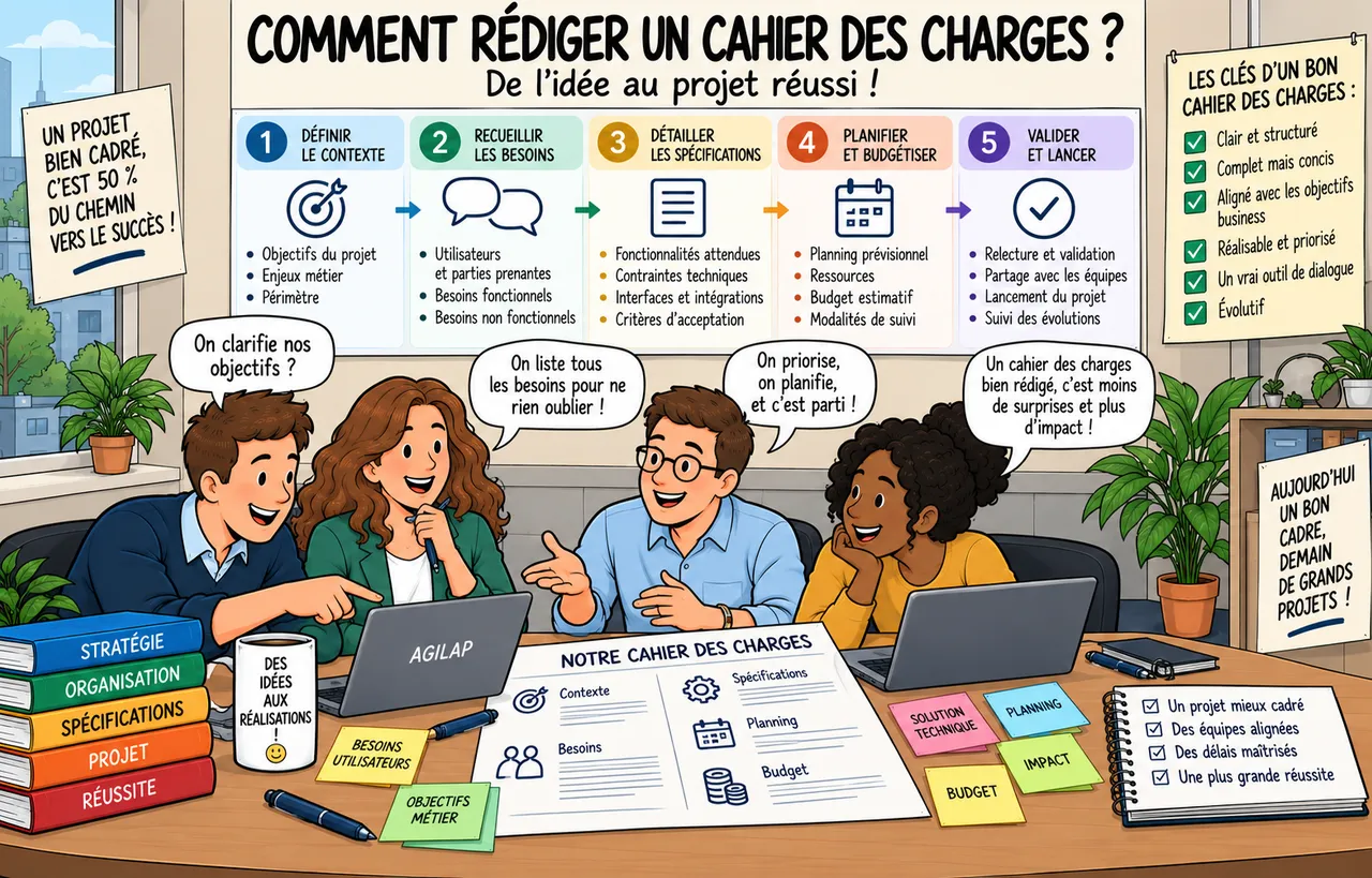 Comment rédiger le cahier des charges d'une application web ?