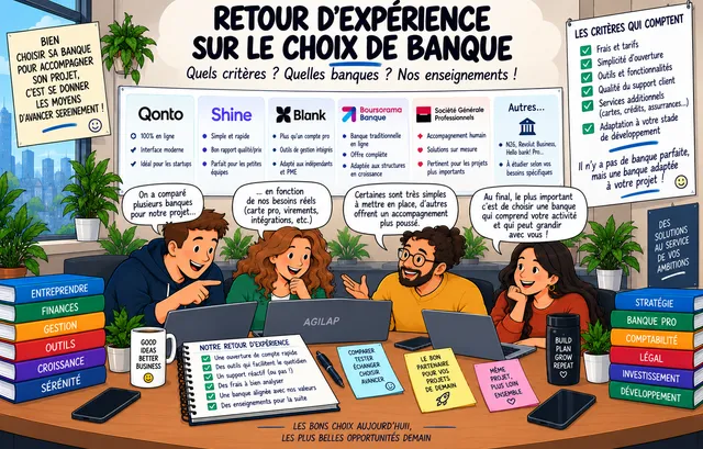 Retour d'expérience sur le choix de notre banque