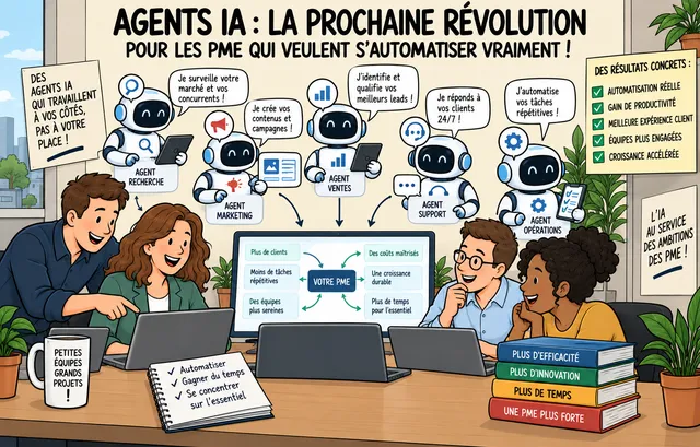Agents IA : la prochaine révolution pour les PME qui veulent s'automatiser vraiment