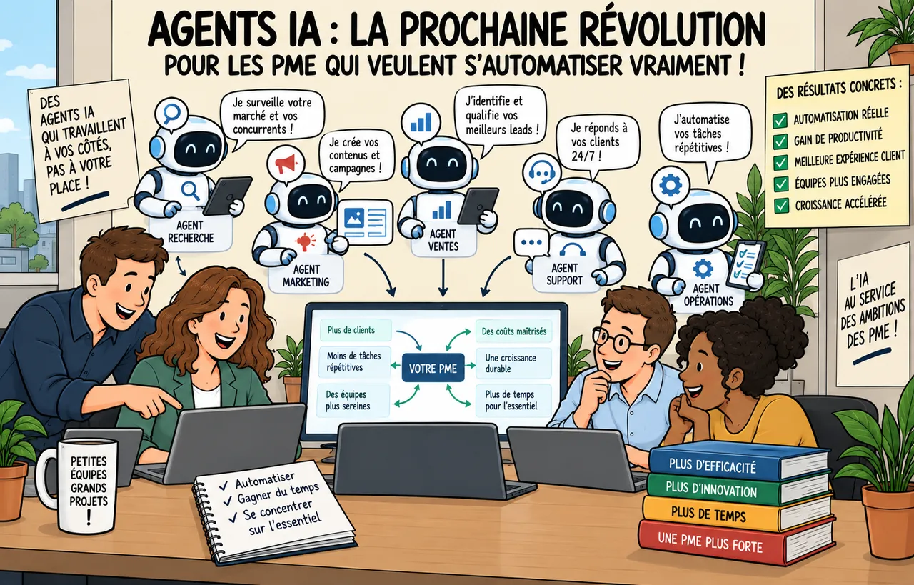 Agents IA : la prochaine révolution pour les PME qui veulent s'automatiser vraiment
